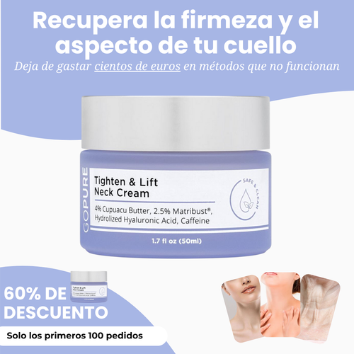 GoPure | Rejuvenece tu cuello mas de 10 años